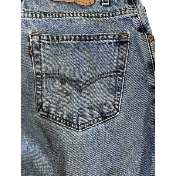 Vintage Levis 560 Mens Loose Fit Tapered Leg Medium Wash Denim Jeans 31x32 - Picture 4 of 8